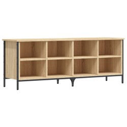 vidaXL Schuhregal Sonoma-Eiche 131x35x50 cm Holzwerkstoff