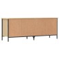 vidaXL Schuhregal Sonoma-Eiche 131x35x50 cm Holzwerkstoff vidaXL Schuhregal Sonoma-Eiche 131x35x50 cm Holzwerkstoff