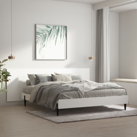 vidaXL Wand-Kopfteil Weiß 240x1,5x80 cm Holzwerkstoff