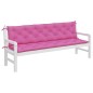 vidaXL Gartenbank-Auflagen 2 Stk. Rosa 200x50x7 cm Stoff vidaXL Gartenbank-Auflagen 2 Stk. Rosa 200x50x7 cm Stoff