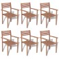 vidaXL 7-tlg. Garten-Essgruppe Teak Massivholz vidaXL 7-tlg. Garten-Essgruppe Teak Massivholz