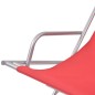 vidaXL Liegestühle 2 Stk. Stahl Rot vidaXL Liegestühle 2 Stk. Stahl Rot