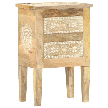 vidaXL Nachttisch Handbemalt 40×30×60 cm Mango Massivholz 