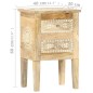 vidaXL Nachttisch Handbemalt 40×30×60 cm Mango Massivholz vidaXL Nachttisch Handbemalt 40×30×60 cm Mango Massivholz
