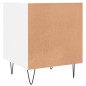 vidaXL Nachttische 2 Stk. Weiß 40x40x50 cm Holzwerkstoff vidaXL Nachttische 2 Stk. Weiß 40x40x50 cm Holzwerkstoff