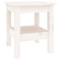vidaXL Couchtisch Weiß 35x35x40 cm Massivholz Kiefer vidaXL Couchtisch Weiß 35x35x40 cm Massivholz Kiefer