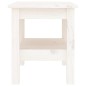 vidaXL Couchtisch Weiß 35x35x40 cm Massivholz Kiefer vidaXL Couchtisch Weiß 35x35x40 cm Massivholz Kiefer