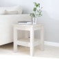 vidaXL Couchtisch Weiß 35x35x40 cm Massivholz Kiefer vidaXL Couchtisch Weiß 35x35x40 cm Massivholz Kiefer