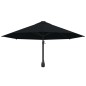 vidaXL Sonnenschirm Wandmontage mit Metallmast 300 cm Schwarz vidaXL Sonnenschirm Wandmontage mit Metallmast 300 cm Schwarz