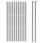 Maschendrahtzaun Anthrazit 1,8x25 m Maschendrahtzaun Anthrazit 1,8x25 m