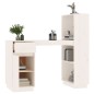 vidaXL Schreibtisch Weiß 110x53x117 cm Massivholz Kiefer vidaXL Schreibtisch Weiß 110x53x117 cm Massivholz Kiefer