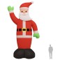 vidaXL Aufblasbarer Weihnachtsmann mit LEDs 820 cm vidaXL Aufblasbarer Weihnachtsmann mit LEDs 820 cm