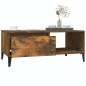 vidaXL Couchtisch Räuchereiche 90x50x36,5 cm Holzwerkstoff vidaXL Couchtisch Räuchereiche 90x50x36,5 cm Holzwerkstoff