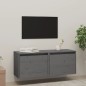 vidaXL Wandschränke 2 Stk. Grau 45x30x35 cm Massivholz Kiefer vidaXL Wandschränke 2 Stk. Grau 45x30x35 cm Massivholz Kiefer