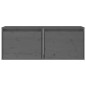 vidaXL Wandschränke 2 Stk. Grau 45x30x35 cm Massivholz Kiefer vidaXL Wandschränke 2 Stk. Grau 45x30x35 cm Massivholz Kiefer