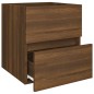 vidaXL Waschbeckenschrank Braun Eiche 41x38,5x45 cm Holzwerkstoff vidaXL Waschbeckenschrank Braun Eiche 41x38,5x45 cm Holzwerkstoff