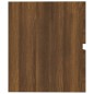 vidaXL Waschbeckenschrank Braun Eiche 41x38,5x45 cm Holzwerkstoff vidaXL Waschbeckenschrank Braun Eiche 41x38,5x45 cm Holzwerkstoff