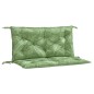 Gartenbank-Auflagen 2 Stk. Blattmuster 100x50x7 cm Stoff Gartenbank-Auflagen 2 Stk. Blattmuster 100x50x7 cm Stoff