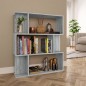 vidaXL Bücherregal/Raumteiler Grau Sonoma 80x24x96 cm Holzwerkstoff vidaXL Bücherregal/Raumteiler Grau Sonoma 80x24x96 cm Holzwerkstoff