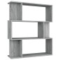 vidaXL Bücherregal/Raumteiler Grau Sonoma 80x24x96 cm Holzwerkstoff vidaXL Bücherregal/Raumteiler Grau Sonoma 80x24x96 cm Holzwerkstoff