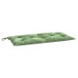 Gartenbank-Auflagen 2 Stk. Blattmuster 100x50x7 cm Stoff Gartenbank-Auflagen 2 Stk. Blattmuster 100x50x7 cm Stoff