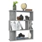 vidaXL Bücherregal/Raumteiler Grau Sonoma 80x24x96 cm Holzwerkstoff vidaXL Bücherregal/Raumteiler Grau Sonoma 80x24x96 cm Holzwerkstoff