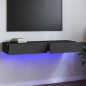 vidaXL TV-Schrank mit LED-Leuchten Grau 120x35x15,5 cm vidaXL TV-Schrank mit LED-Leuchten Grau 120x35x15,5 cm