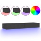 vidaXL TV-Schrank mit LED-Leuchten Grau 120x35x15,5 cm vidaXL TV-Schrank mit LED-Leuchten Grau 120x35x15,5 cm
