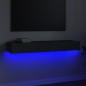 vidaXL TV-Schrank mit LED-Leuchten Grau 120x35x15,5 cm vidaXL TV-Schrank mit LED-Leuchten Grau 120x35x15,5 cm