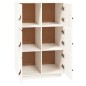 vidaXL Highboard Weiß 67x40x108,5 cm Massivholz Kiefer vidaXL Highboard Weiß 67x40x108,5 cm Massivholz Kiefer