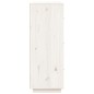 vidaXL Highboard Weiß 67x40x108,5 cm Massivholz Kiefer vidaXL Highboard Weiß 67x40x108,5 cm Massivholz Kiefer