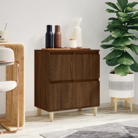 vidaXL Sideboard Braun Eichen-Optik 60x35x70 cm Holzwerkstoff