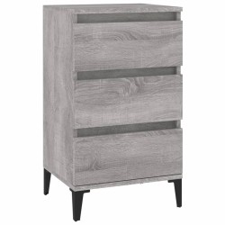 vidaXL Nachttisch Grau Sonoma 40x35x70 cm Holzwerkstoff
