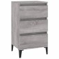 vidaXL Nachttisch Grau Sonoma 40x35x70 cm Holzwerkstoff vidaXL Nachttisch Grau Sonoma 40x35x70 cm Holzwerkstoff