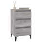 vidaXL Nachttisch Grau Sonoma 40x35x70 cm Holzwerkstoff vidaXL Nachttisch Grau Sonoma 40x35x70 cm Holzwerkstoff