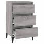 vidaXL Nachttisch Grau Sonoma 40x35x70 cm Holzwerkstoff vidaXL Nachttisch Grau Sonoma 40x35x70 cm Holzwerkstoff