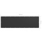 vidaXL Balkon-Sichtschutz Anthrazit 120x400 cm Oxford-Gewebe vidaXL Balkon-Sichtschutz Anthrazit 120x400 cm Oxford-Gewebe