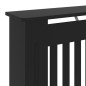 vidaXL MDF Heizkörperverkleidung Schwarz 78 cm vidaXL MDF Heizkörperverkleidung Schwarz 78 cm