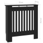 vidaXL MDF Heizkörperverkleidung Schwarz 78 cm vidaXL MDF Heizkörperverkleidung Schwarz 78 cm