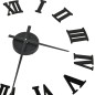 vidaXL 3D-Wanduhr Modernes Design Schwarz 100 cm XXL vidaXL 3D-Wanduhr Modernes Design Schwarz 100 cm XXL