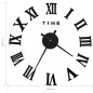 vidaXL 3D-Wanduhr Modernes Design Schwarz 100 cm XXL vidaXL 3D-Wanduhr Modernes Design Schwarz 100 cm XXL