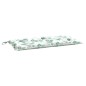 vidaXL Gartenbank-Auflagen 2 Stk. Blattmuster 100x50x7 cm Stoff vidaXL Gartenbank-Auflagen 2 Stk. Blattmuster 100x50x7 cm Stoff