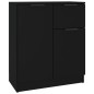 vidaXL Sideboard Schwarz 60x30x70 cm Holzwerkstoff vidaXL Sideboard Schwarz 60x30x70 cm Holzwerkstoff