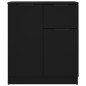 vidaXL Sideboard Schwarz 60x30x70 cm Holzwerkstoff vidaXL Sideboard Schwarz 60x30x70 cm Holzwerkstoff