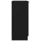 vidaXL Sideboard Schwarz 60x30x70 cm Holzwerkstoff vidaXL Sideboard Schwarz 60x30x70 cm Holzwerkstoff