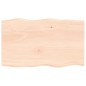 vidaXL Tischplatte 100x60x2 cm Massivholz Eiche Unbehandelt Baumkante vidaXL Tischplatte 100x60x2 cm Massivholz Eiche Unbehandelt Baumkante