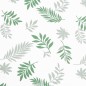 vidaXL Gartenbank-Auflagen 2 Stk. Blattmuster 100x50x7 cm Stoff vidaXL Gartenbank-Auflagen 2 Stk. Blattmuster 100x50x7 cm Stoff