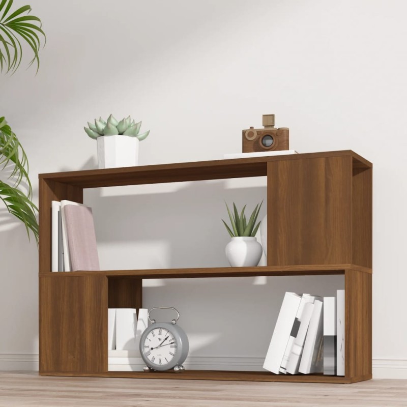 vidaXL Bücherregal Braun Eichen-Optik 100x24x63 cm Holzwerkstoff vidaXL Bücherregal Braun Eichen-Optik 100x24x63 cm Holzwerkstoff