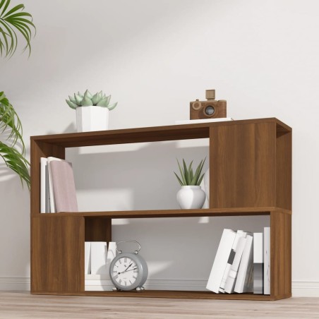 vidaXL Bücherregal Braun Eichen-Optik 100x24x63 cm Holzwerkstoff