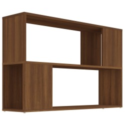 vidaXL Bücherregal Braun Eichen-Optik 100x24x63 cm Holzwerkstoff